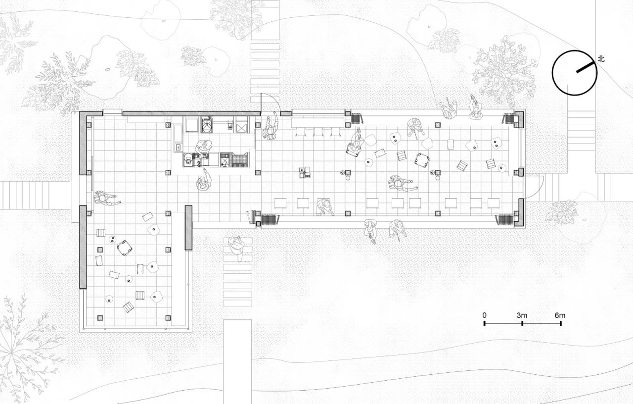 BIM建筑|四明山麓的杉野茶咖 / 平介设计