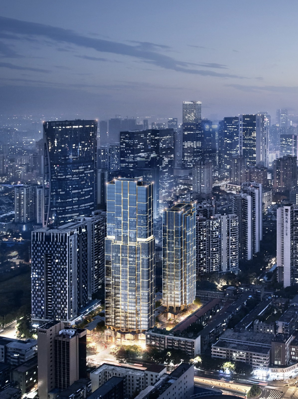 BIM建筑|成都“卓越 • 点将台79号”城市更新综合体 / 孟凡浩-line+建筑事务所