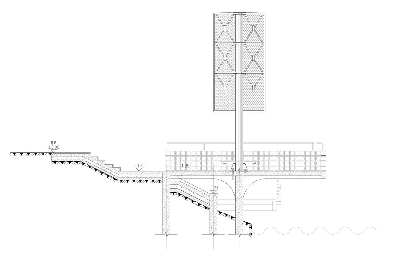 BIM建筑|‘起风了’装置，瀫石光河道护岸改造 / 华中科技大学建规学院 + 青·微舍工作室