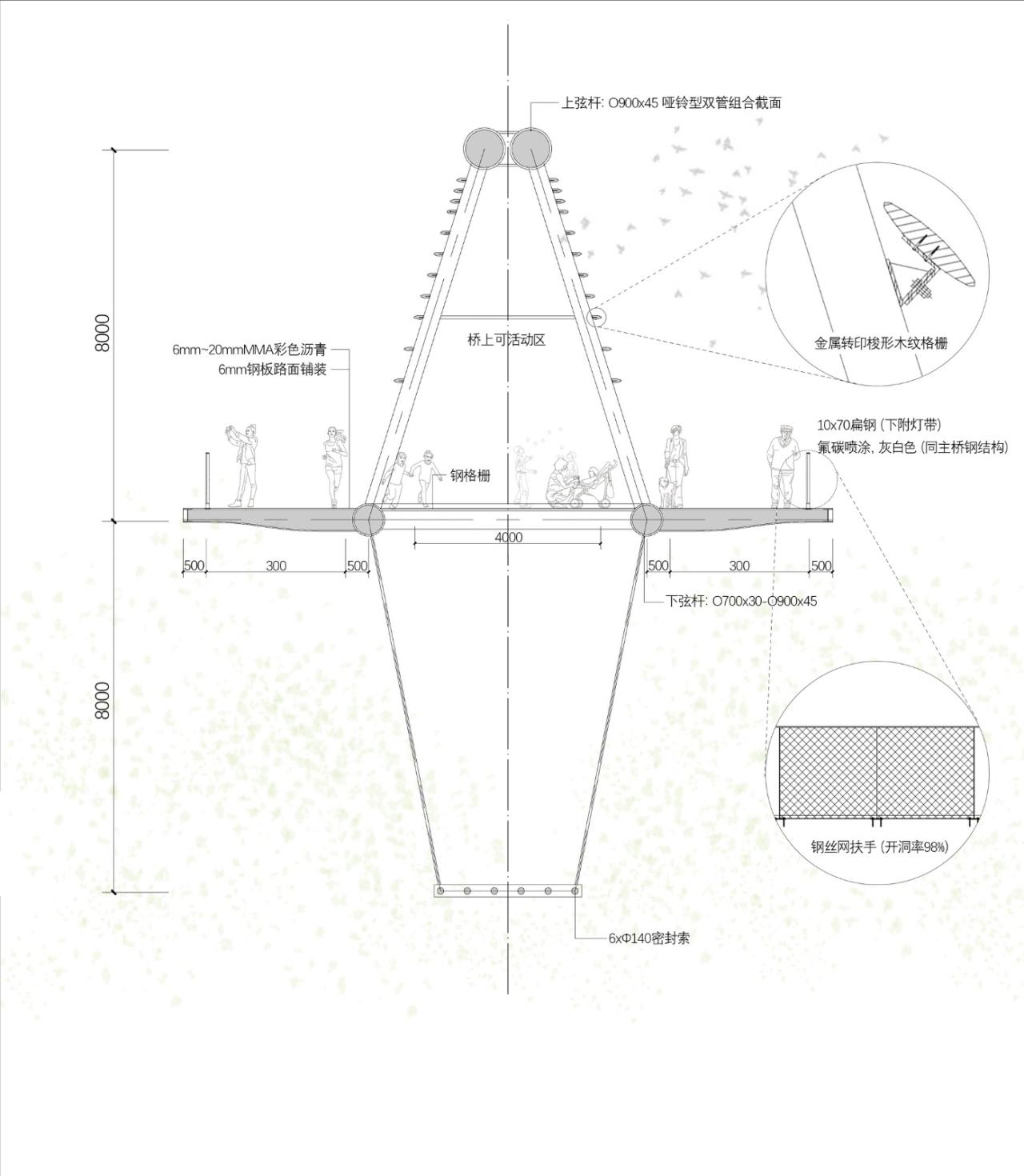 BIM建筑|杭州滨江公共空间·绸桥 / 同济原作设计工作室