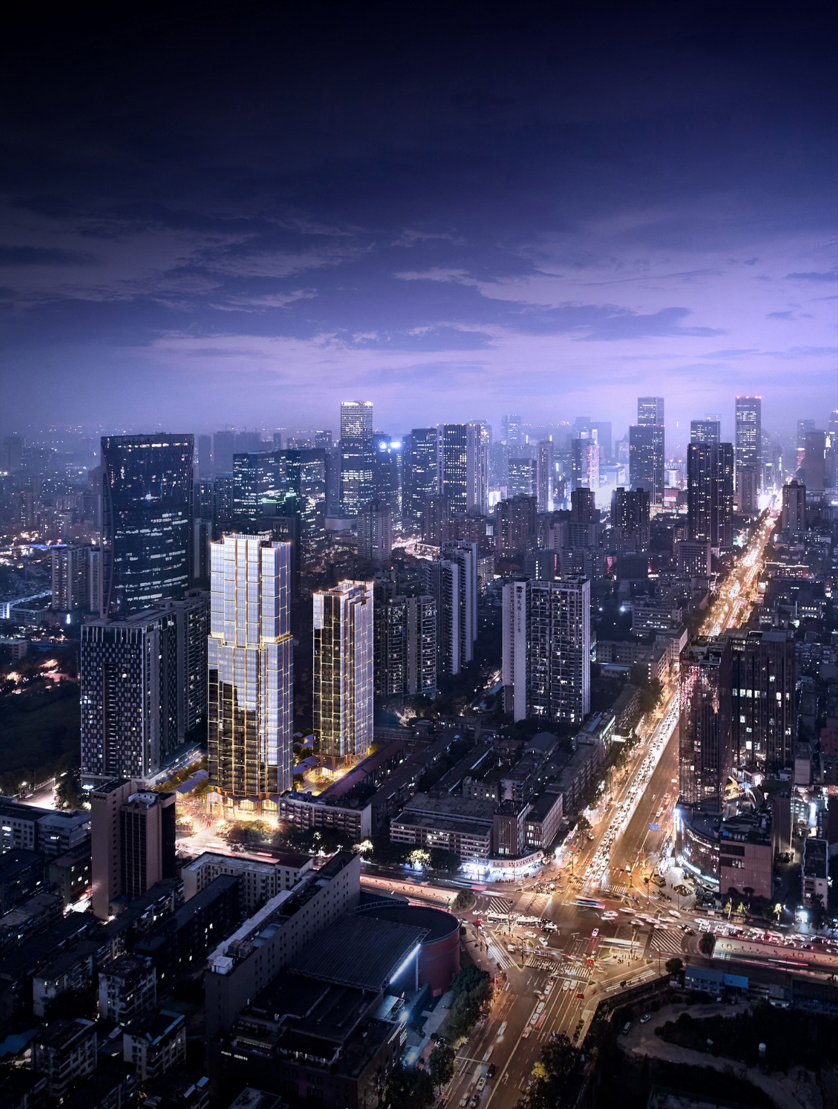 BIM建筑|成都“卓越 • 点将台79号”城市更新综合体 / 孟凡浩-line+建筑事务所