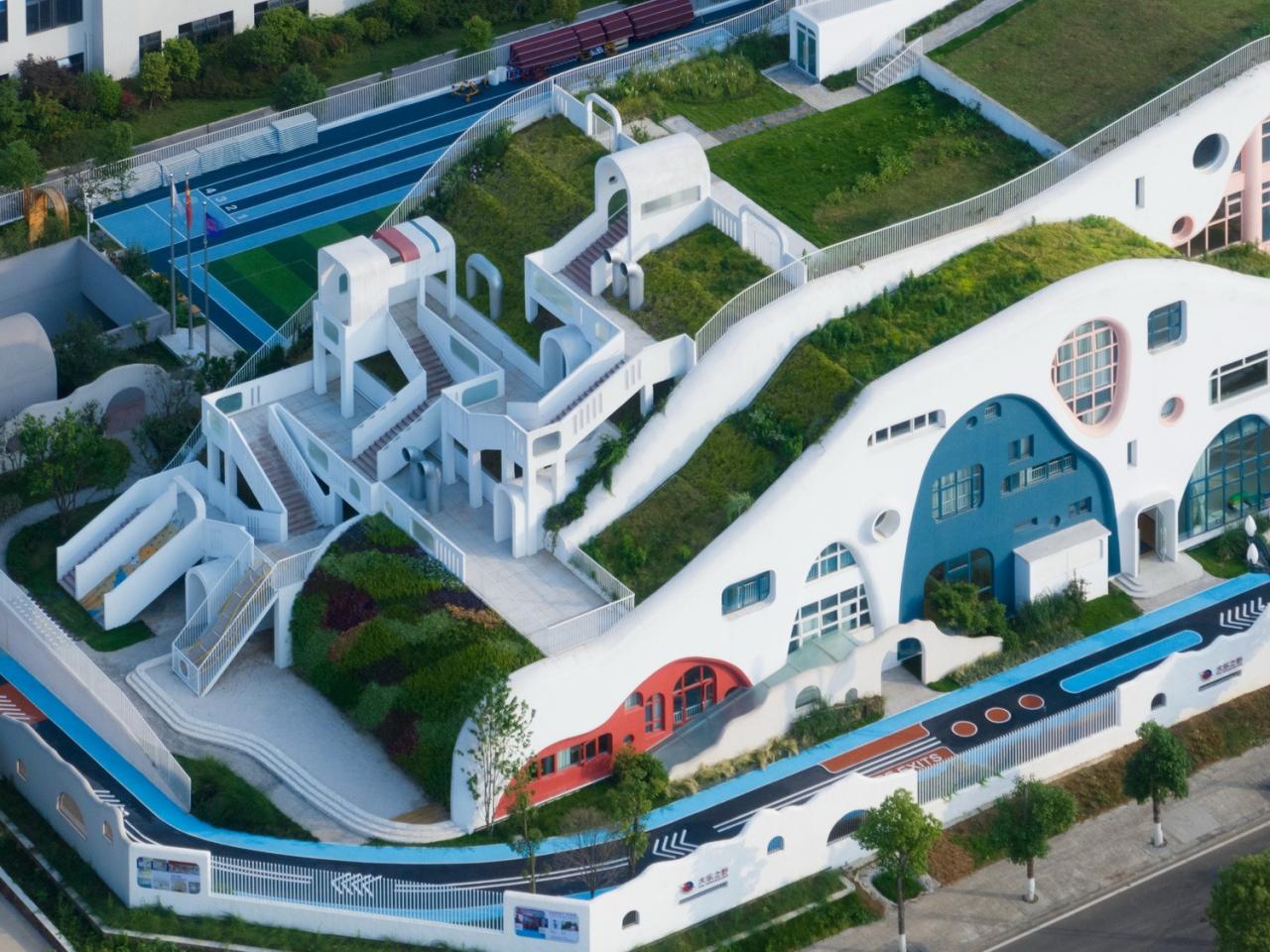 BIM建筑|中国最美幼儿园：大乐之野幼儿园，他们让幼儿园成为了最向往的地方/ 迪卡建筑设计中心