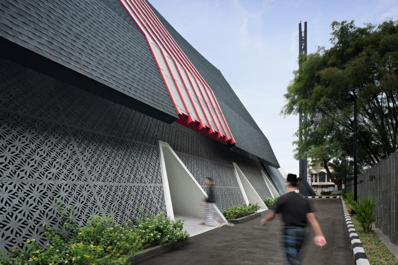 BIM建筑|镂空，让光照进清真寺 At-Taufik / JOSO