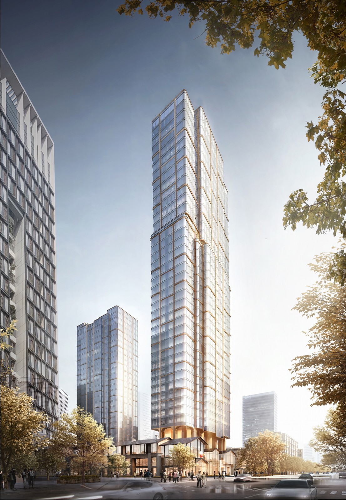 BIM建筑|成都“卓越 • 点将台79号”城市更新综合体 / 孟凡浩-line+建筑事务所