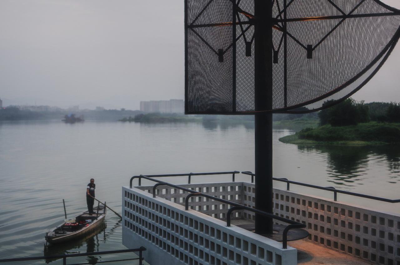 BIM建筑|‘起风了’装置，瀫石光河道护岸改造 / 华中科技大学建规学院 + 青·微舍工作室