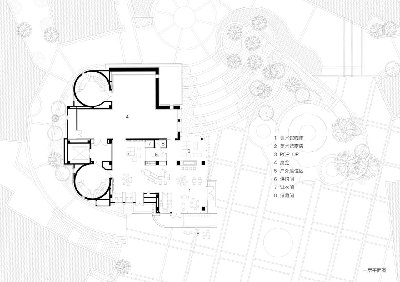 BIM建筑|麓山A4美术馆改造 / 天仝建筑