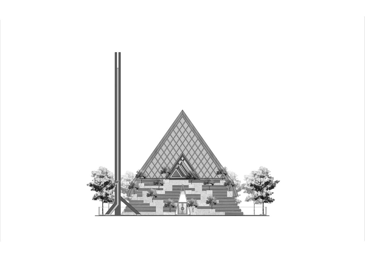 BIM建筑|镂空，让光照进清真寺 At-Taufik / JOSO