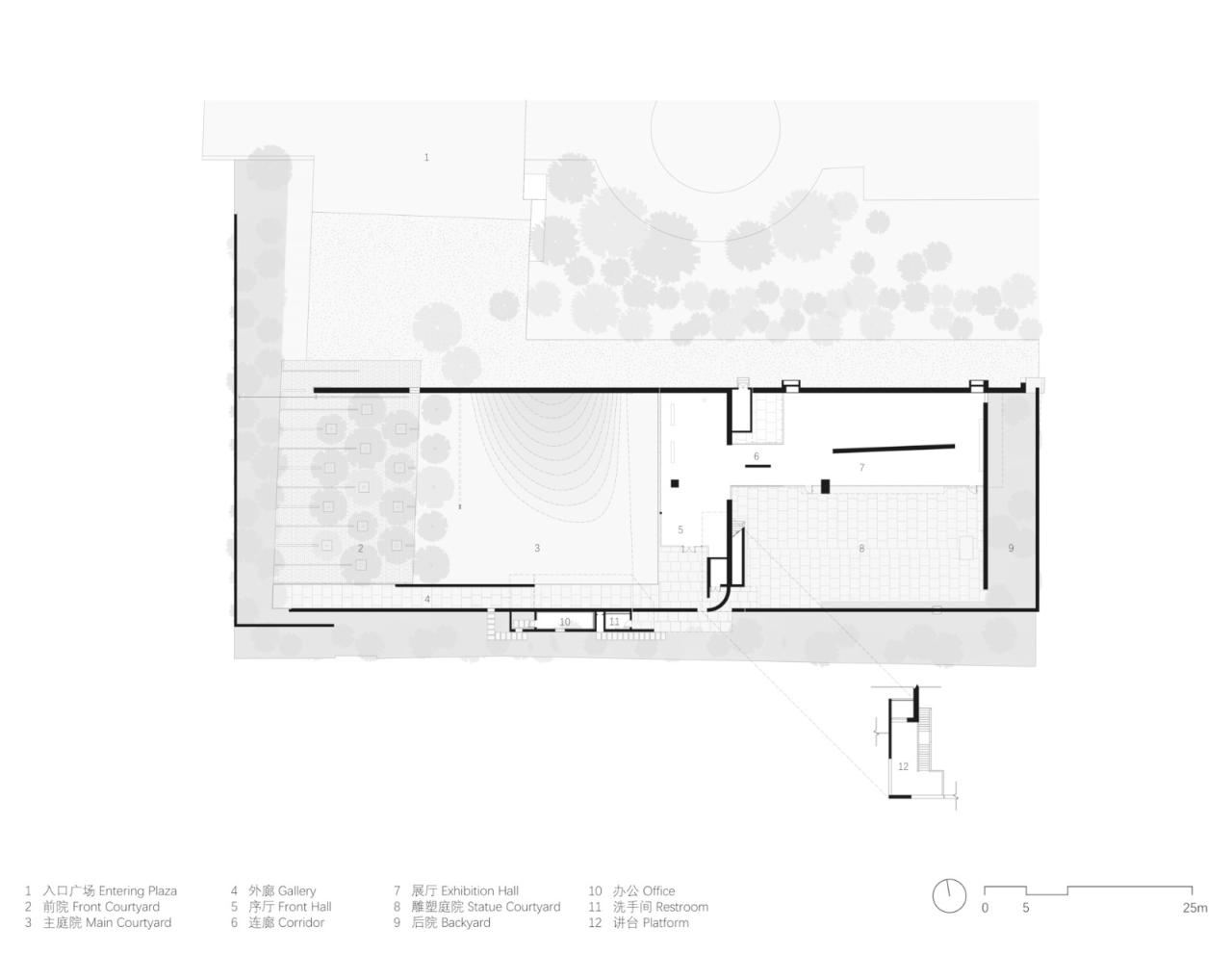 BIM建筑|陶一球纪念馆 / 大舍建筑设计事务所