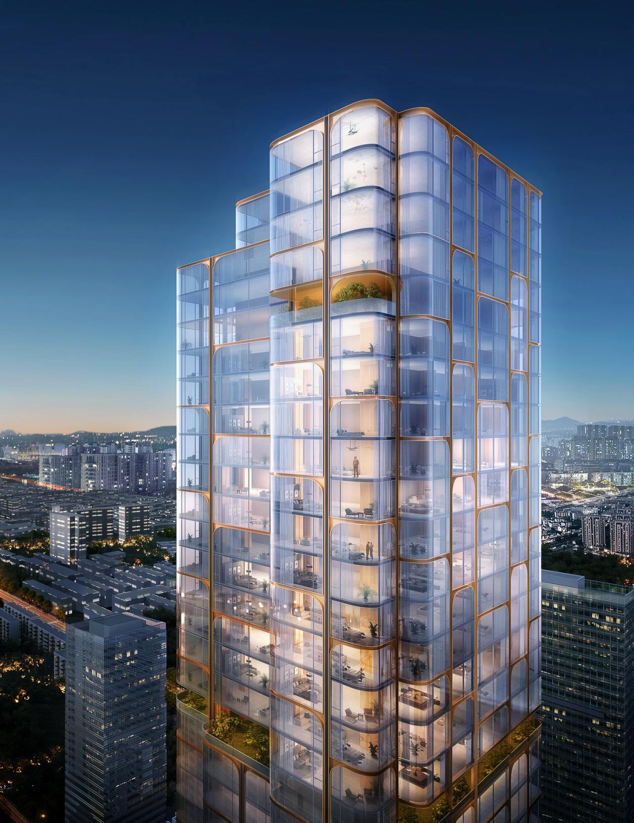 BIM建筑|成都“卓越 • 点将台79号”城市更新综合体 / 孟凡浩-line+建筑事务所