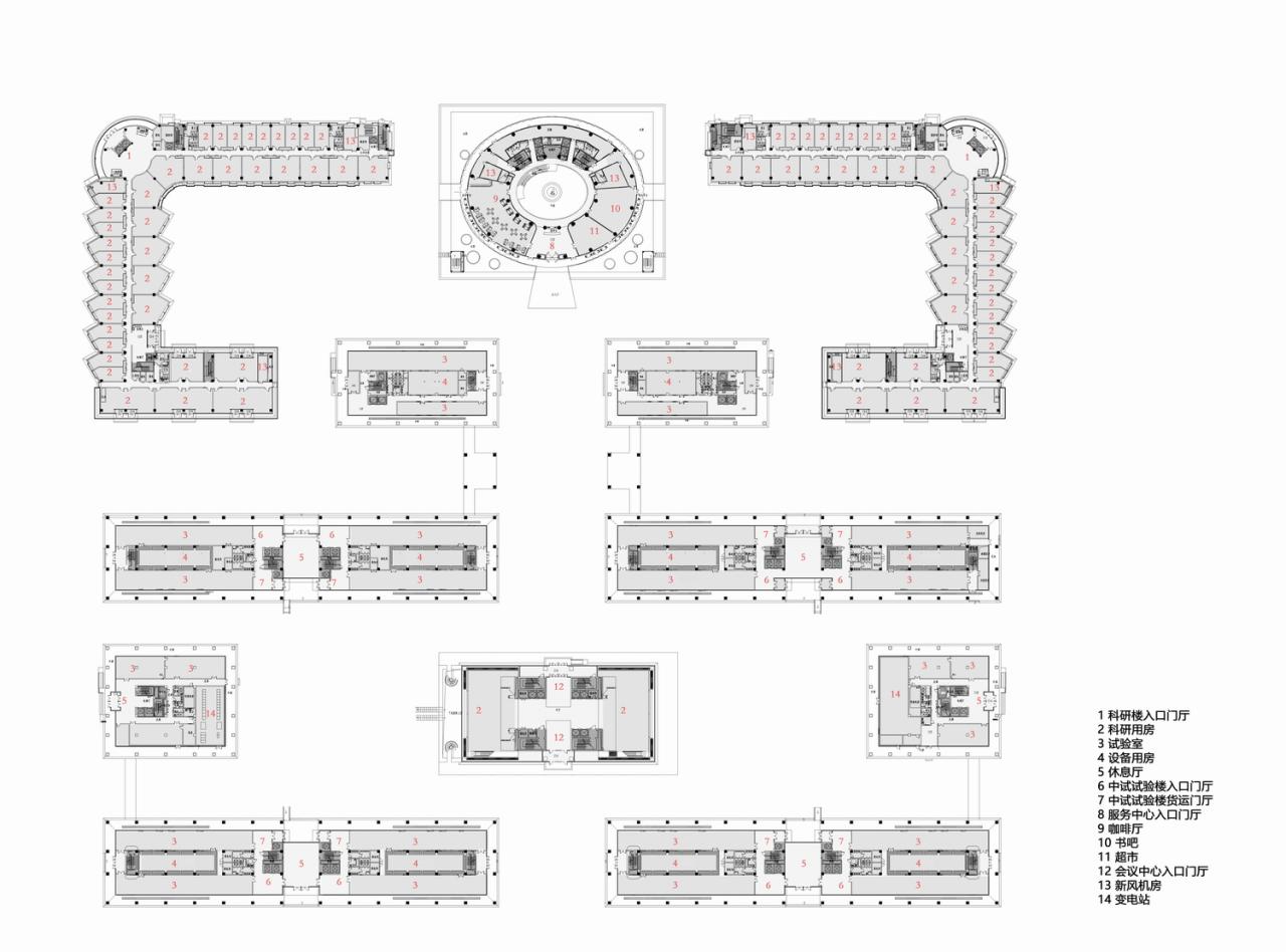 BIM建筑|中关村新兴产业前沿技术研究院 / 中科院建筑设计研究院有限公司