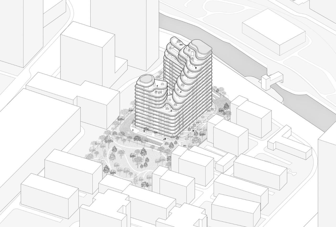 BIM建筑|上海浦东嘉华E18创新住宅 / EID Arch + 上海天华建筑设计 + Aedas