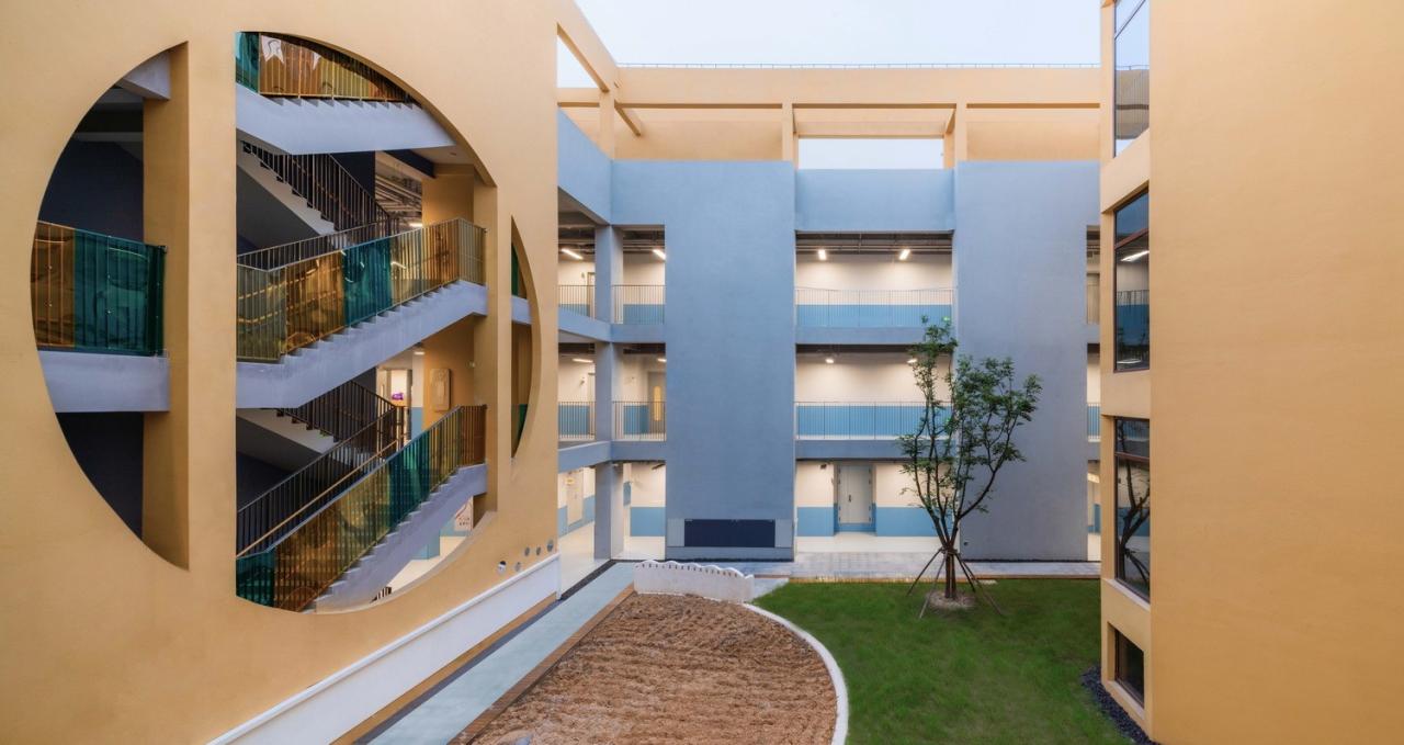 BIM建筑|嘉定区博翔幼儿园：去想象，而不是定义 / 予舍予筑