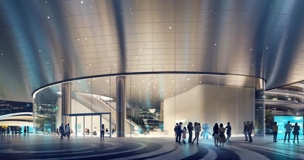 BIM建筑|“漂浮”的腾讯总部园区04地块 / 马岩松MAD