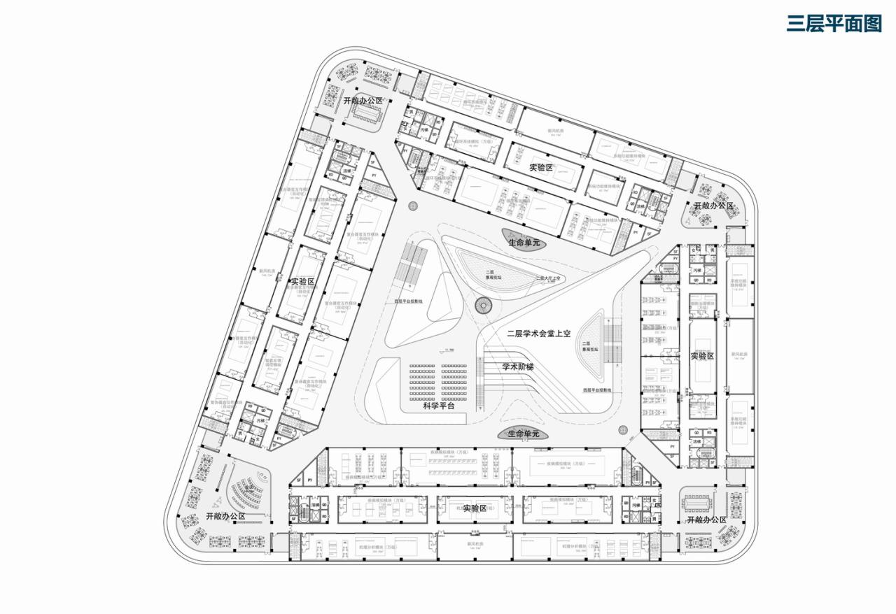 BIM建筑|人类器官生理病理模拟装置国家重大科技基础设施项目 / 中科院建筑设计研究院有限公司