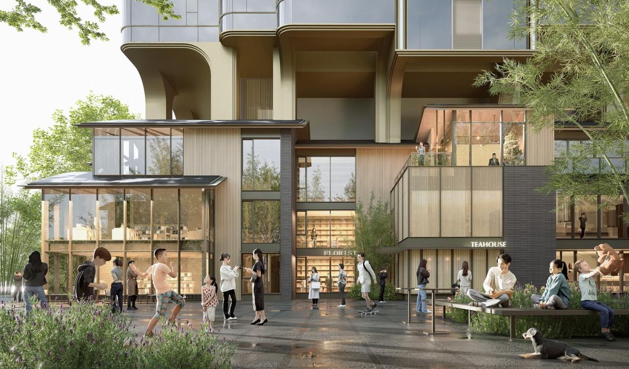 BIM建筑|成都“卓越 • 点将台79号”城市更新综合体 / 孟凡浩-line+建筑事务所