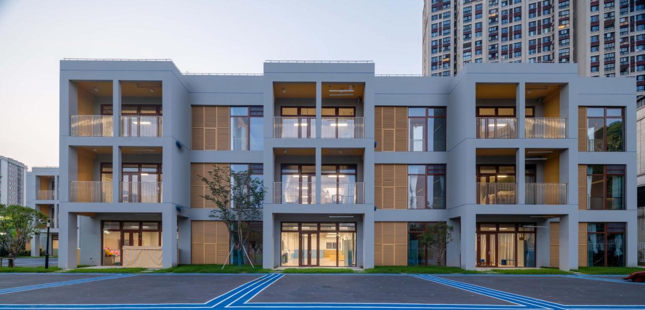 BIM建筑|嘉定区博翔幼儿园：去想象，而不是定义 / 予舍予筑