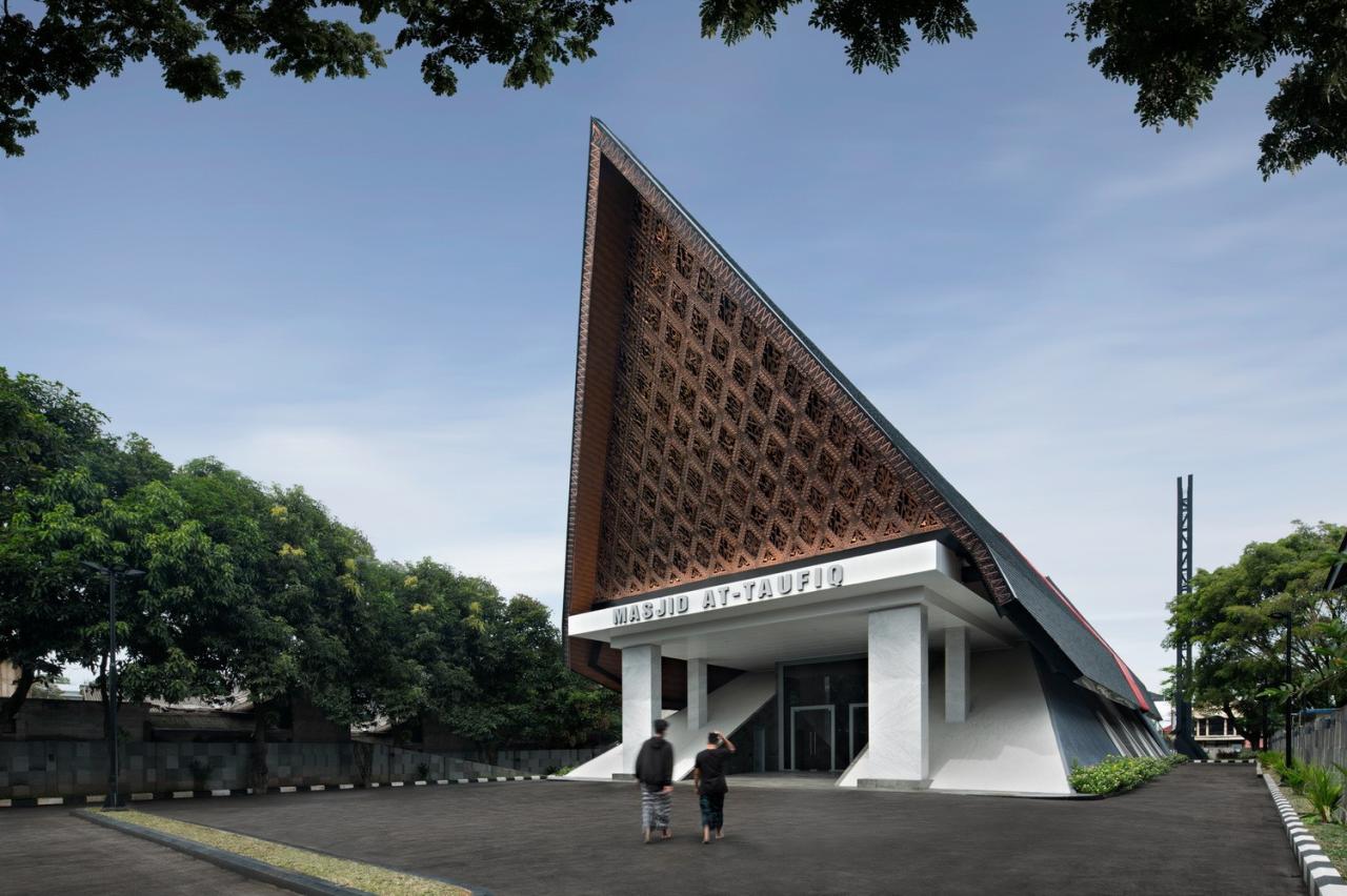 BIM建筑|镂空，让光照进清真寺 At-Taufik / JOSO