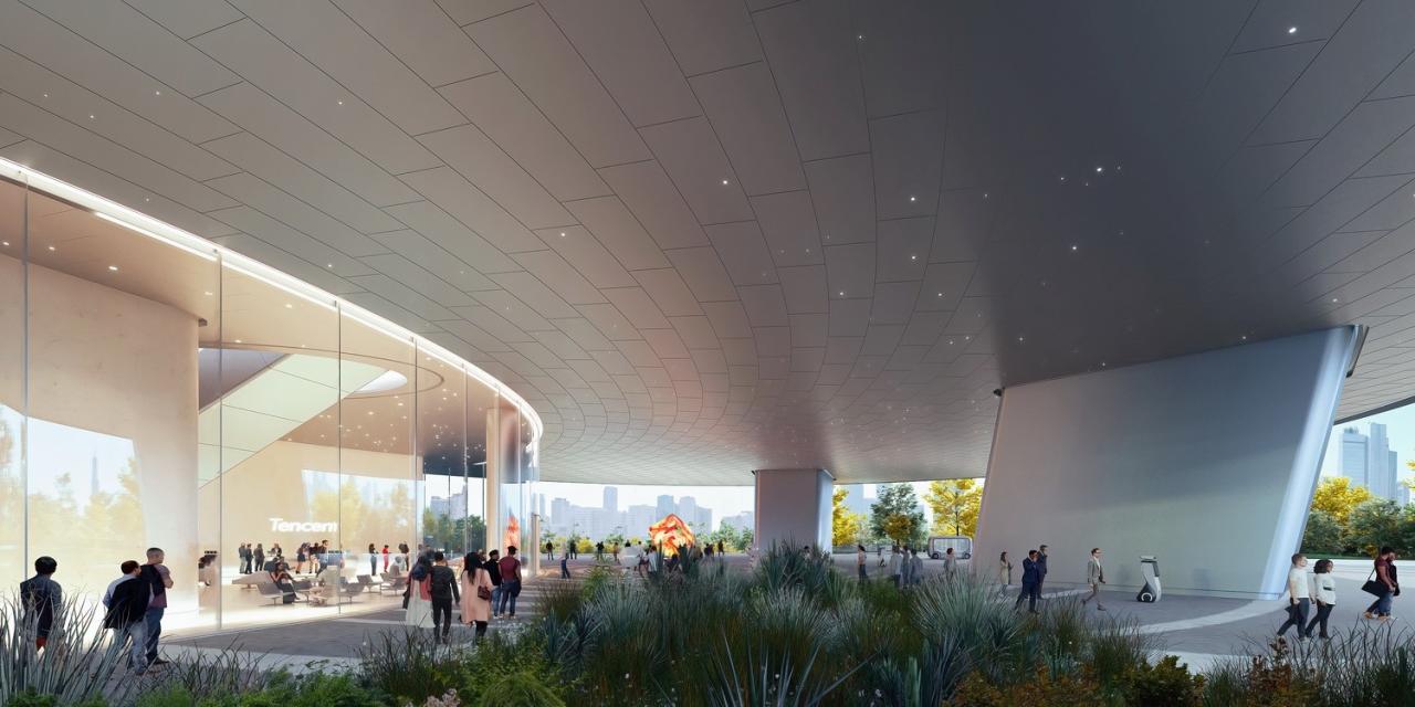 BIM建筑|“漂浮”的腾讯总部园区04地块 / 马岩松MAD