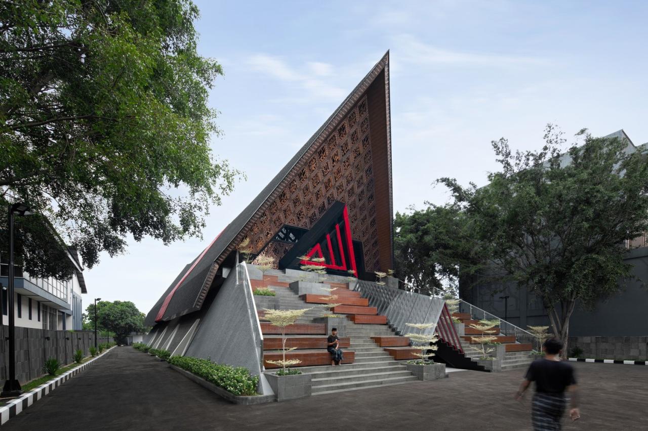 BIM建筑|镂空，让光照进清真寺 At-Taufik / JOSO