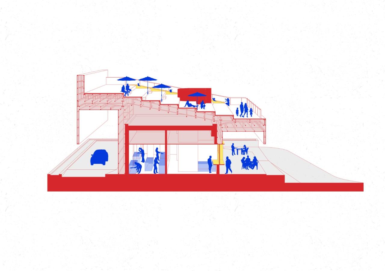 BIM建筑|BBT 山顶餐厅 / TAEP / AAP