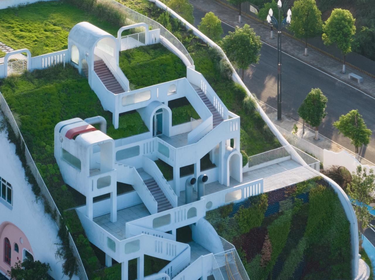 BIM建筑|中国最美幼儿园：大乐之野幼儿园，他们让幼儿园成为了最向往的地方/ 迪卡建筑设计中心