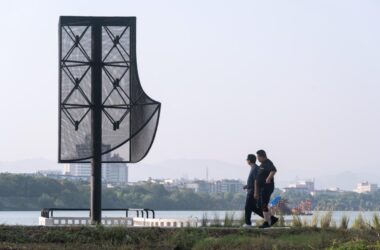 BIM建筑|‘起风了’装置，瀫石光河道护岸改造 / 华中科技大学建规学院 + 青·微舍工作室-BIM建筑网