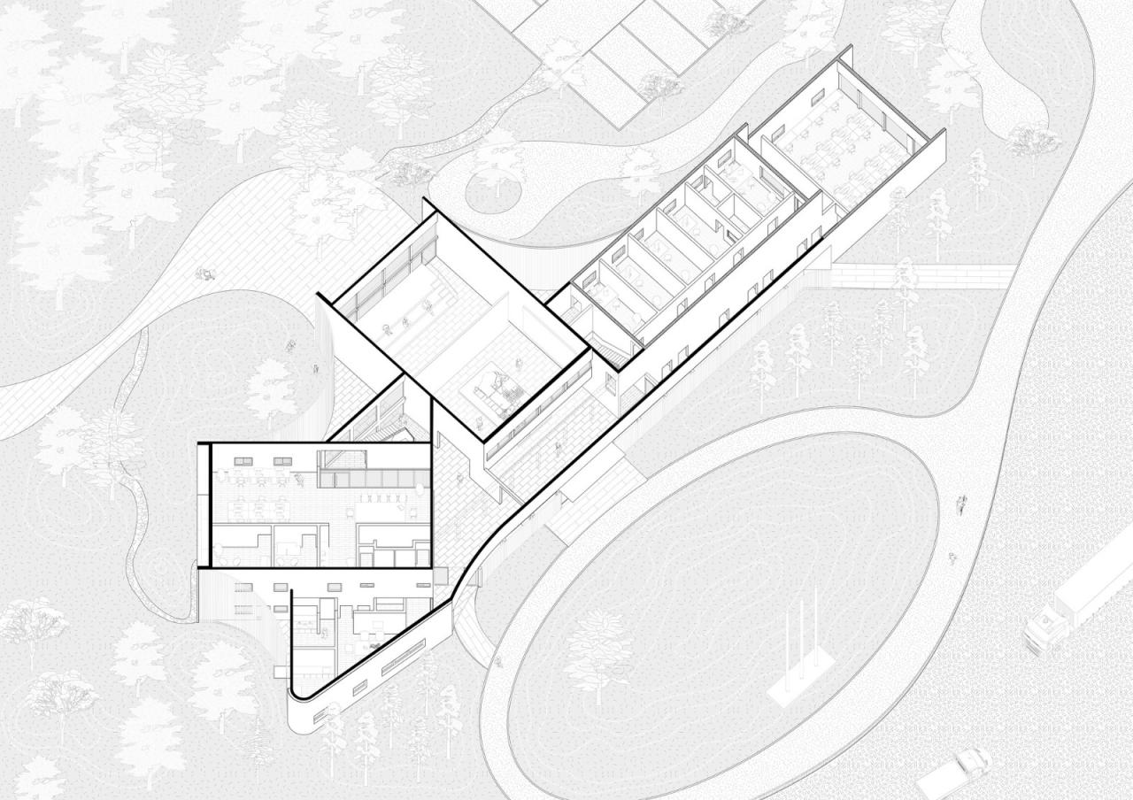 BIM建筑|深圳中心公园指挥部 / 一树建筑