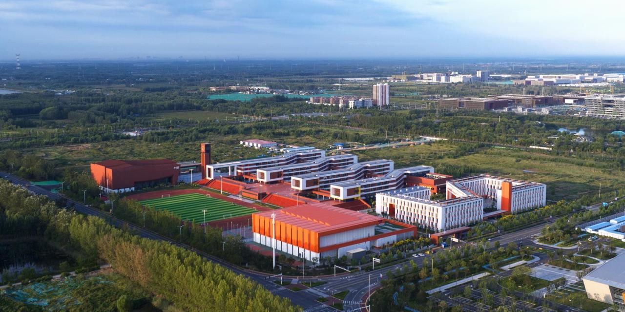 BIM建筑|渤海实验学校（基础教育部） / 中科院建筑设计研究院有限公司