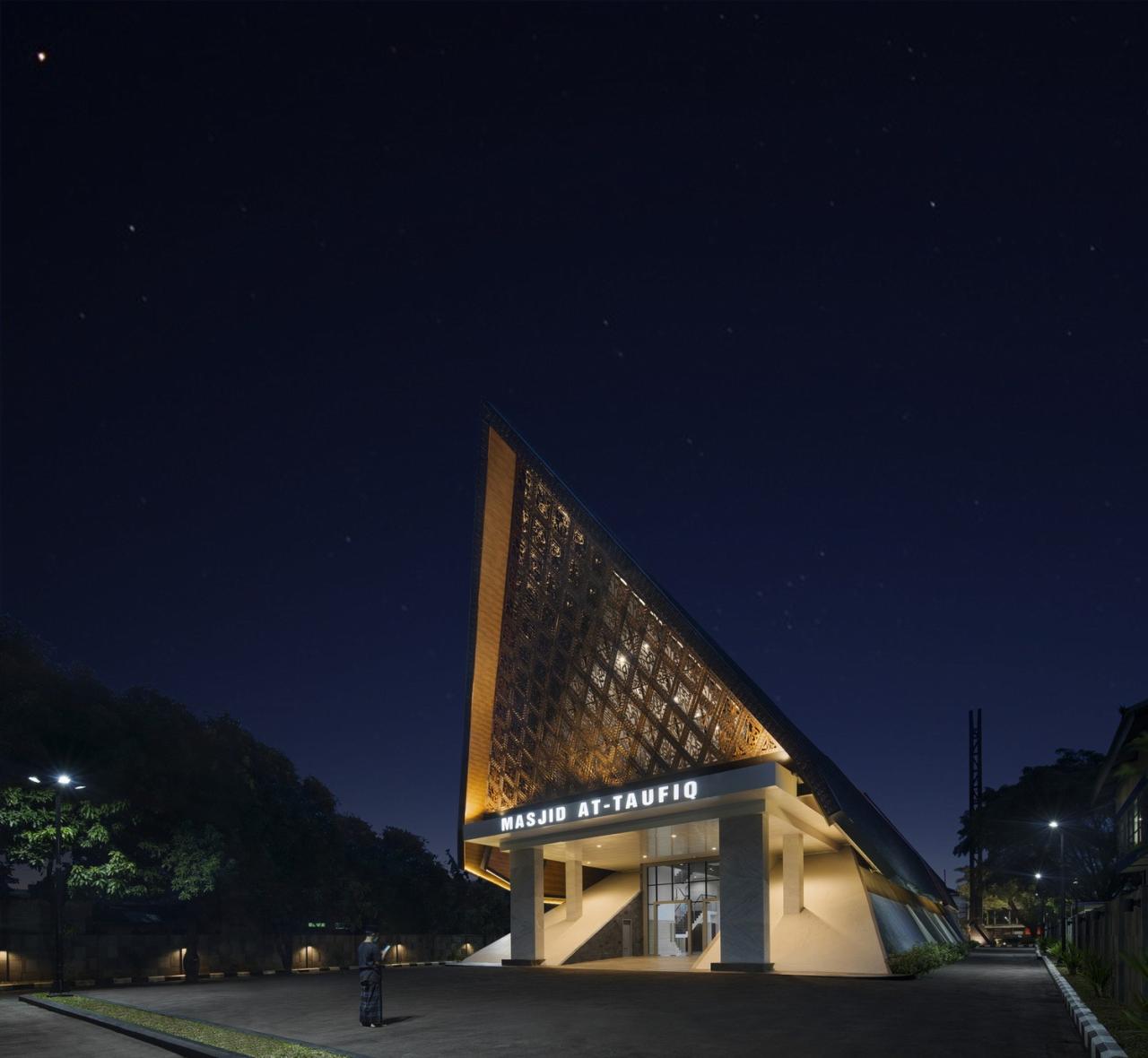 BIM建筑|镂空，让光照进清真寺 At-Taufik / JOSO