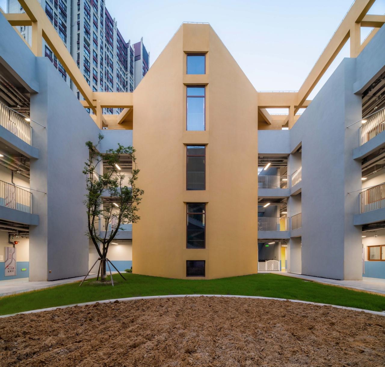 BIM建筑|嘉定区博翔幼儿园：去想象，而不是定义 / 予舍予筑