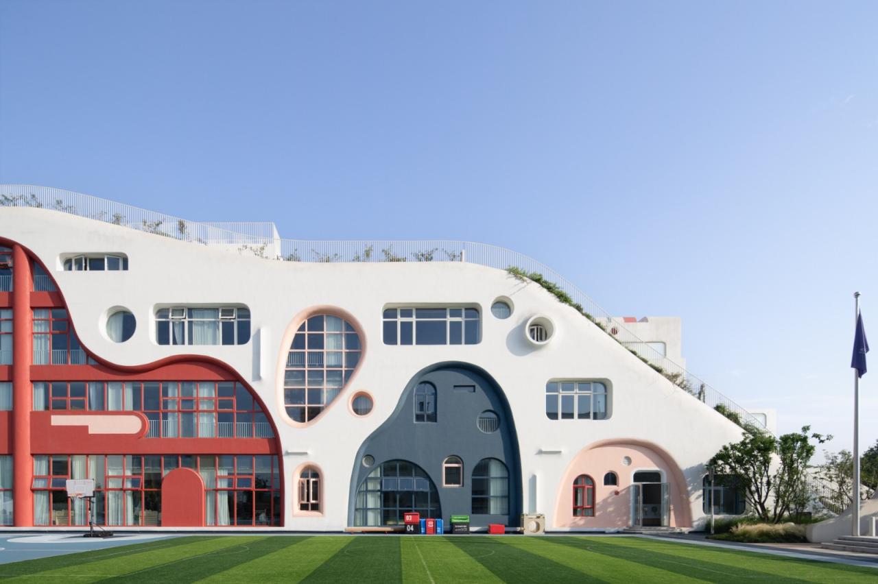 BIM建筑|中国最美幼儿园：大乐之野幼儿园，他们让幼儿园成为了最向往的地方/ 迪卡建筑设计中心