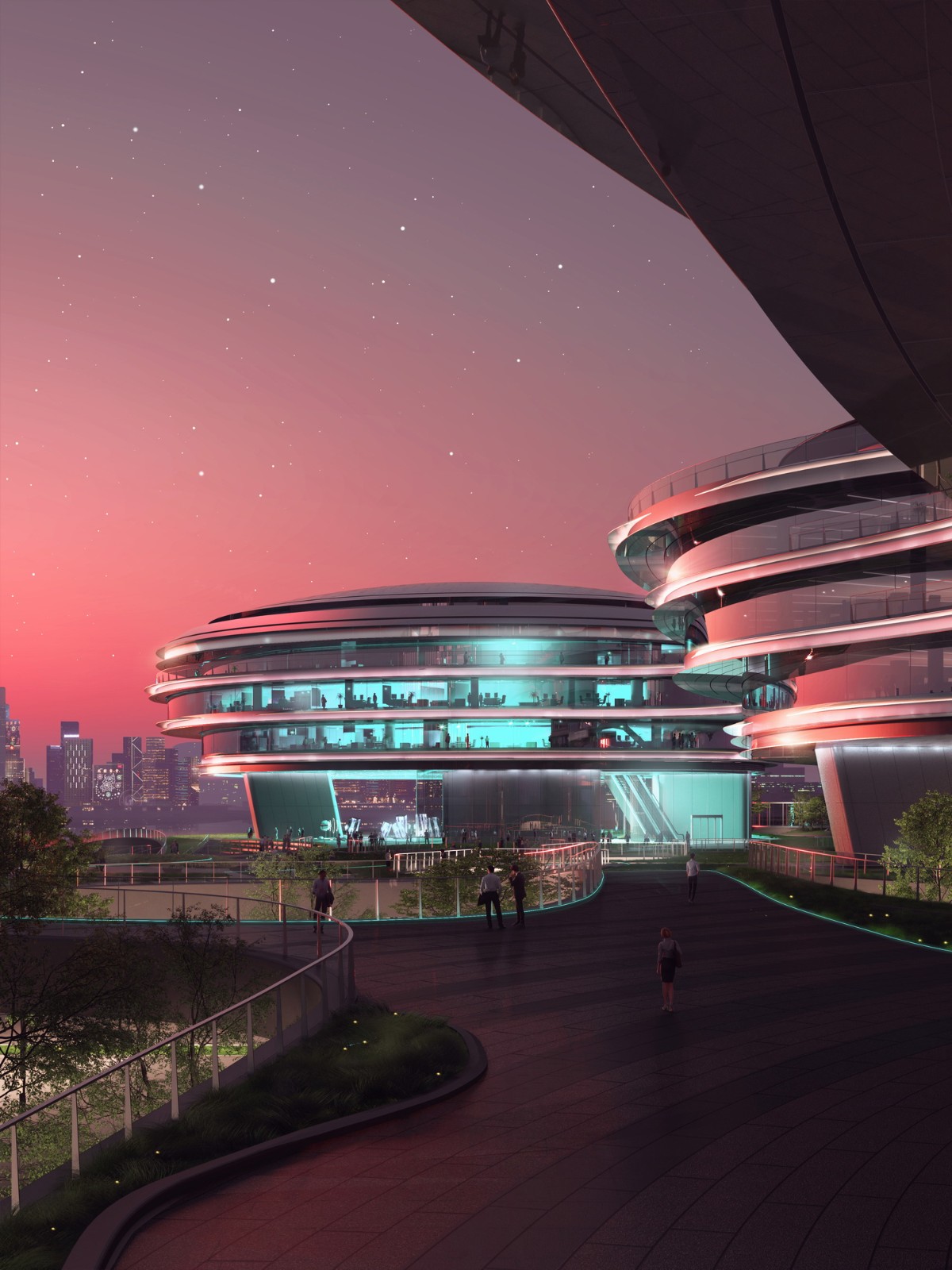 BIM建筑|“漂浮”的腾讯总部园区04地块 / 马岩松MAD