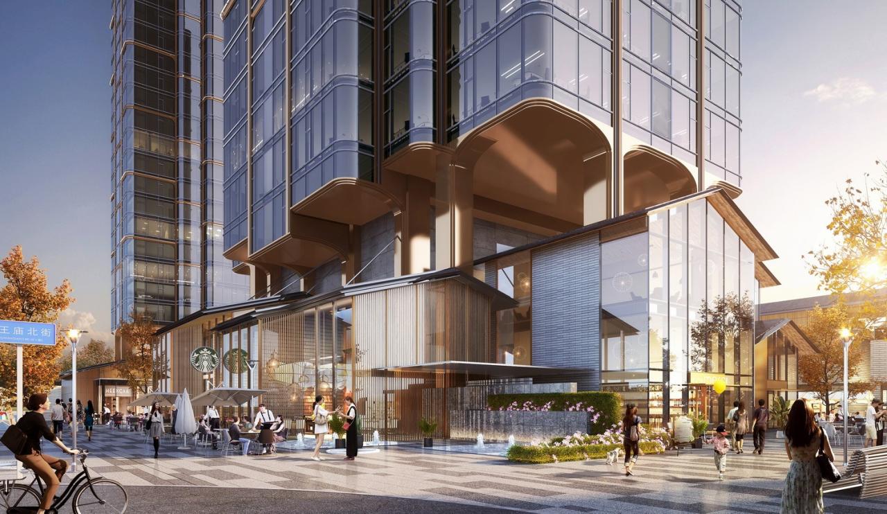 BIM建筑|成都“卓越 • 点将台79号”城市更新综合体 / 孟凡浩-line+建筑事务所