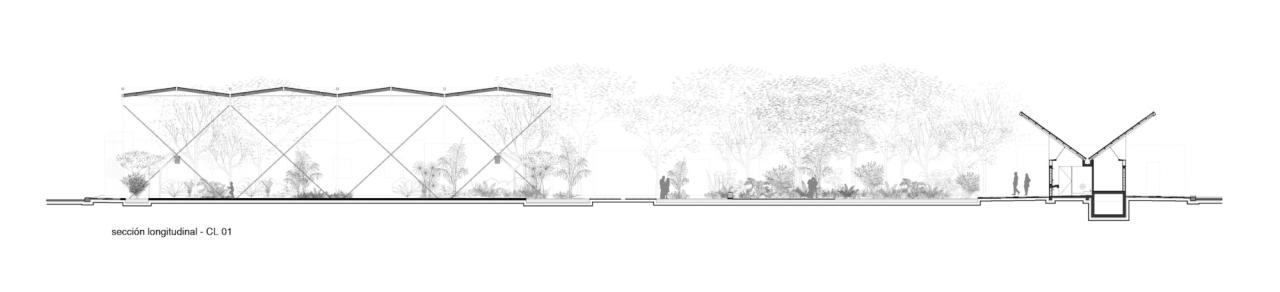 BIM建筑|遮荫空间，摊位乘凉：Chicxulub 广场 / Estudio MMX