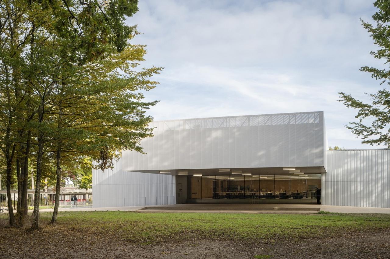 BIM建筑|Joliot-Curie 学校餐饮服务和学校生活中心 / Ateliers O-S architectes