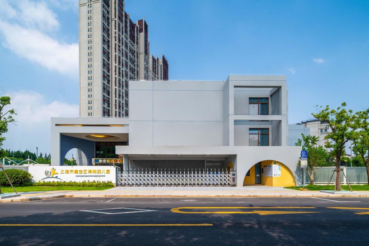 BIM建筑|嘉定区博翔幼儿园：去想象，而不是定义 / 予舍予筑