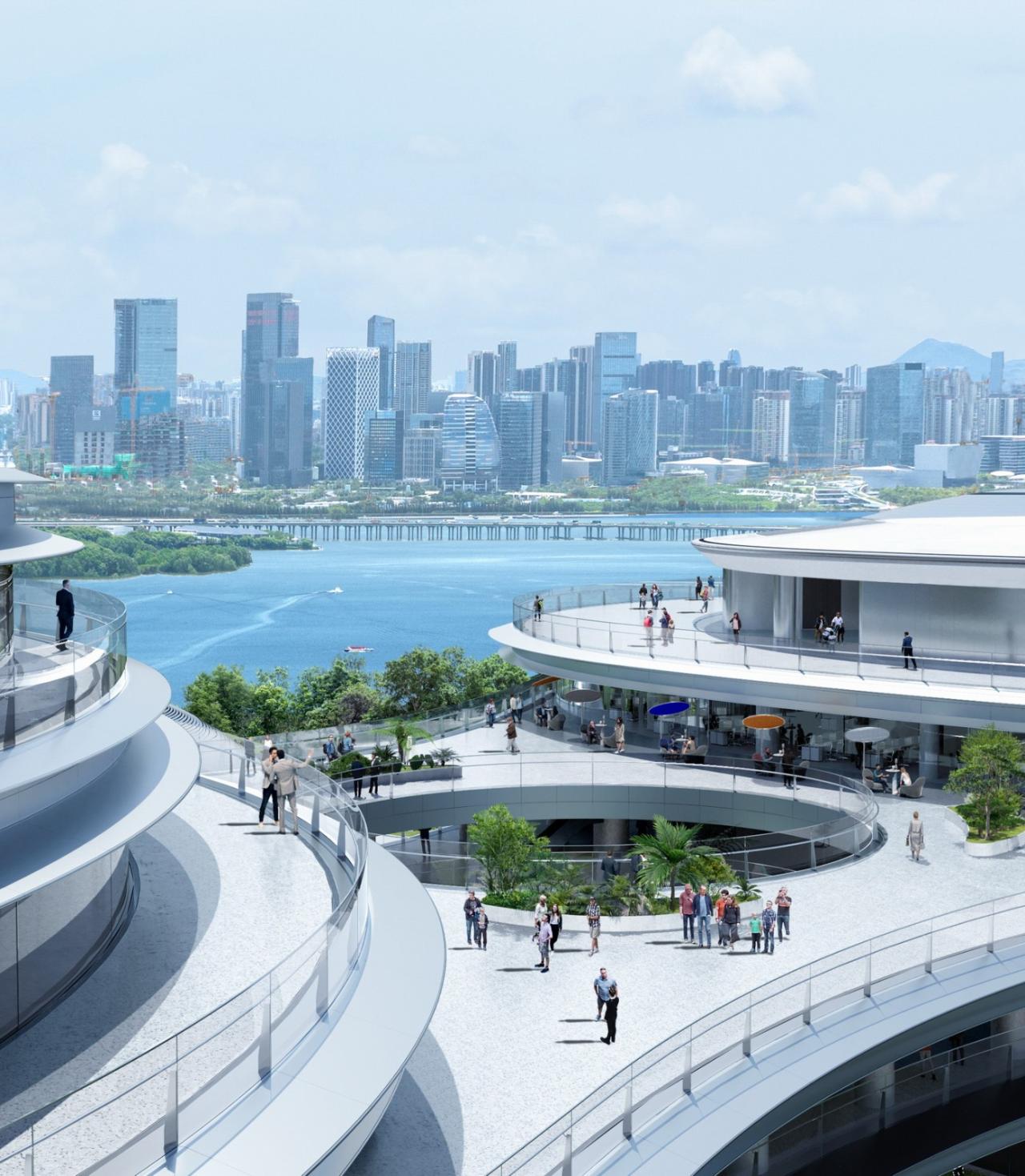 BIM建筑|“漂浮”的腾讯总部园区04地块 / 马岩松MAD