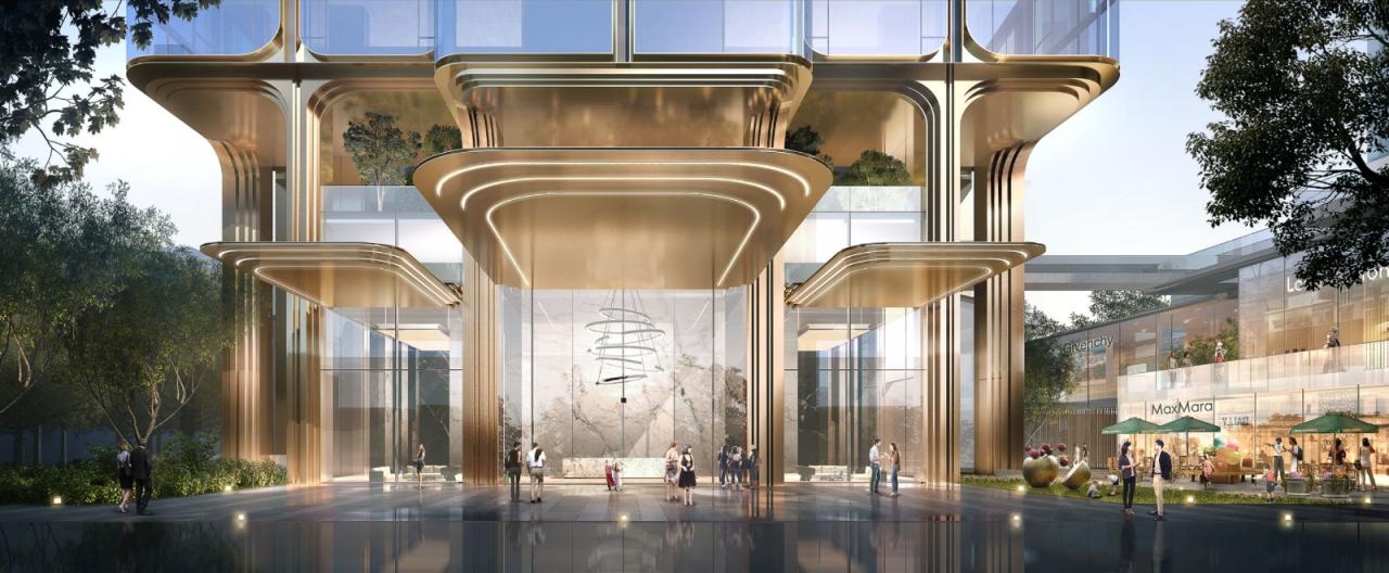 BIM建筑|成都“卓越 • 点将台79号”城市更新综合体 / 孟凡浩-line+建筑事务所