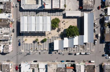 BIM建筑|遮荫空间，摊位乘凉：Chicxulub 广场 / Estudio MMX-BIM建筑网