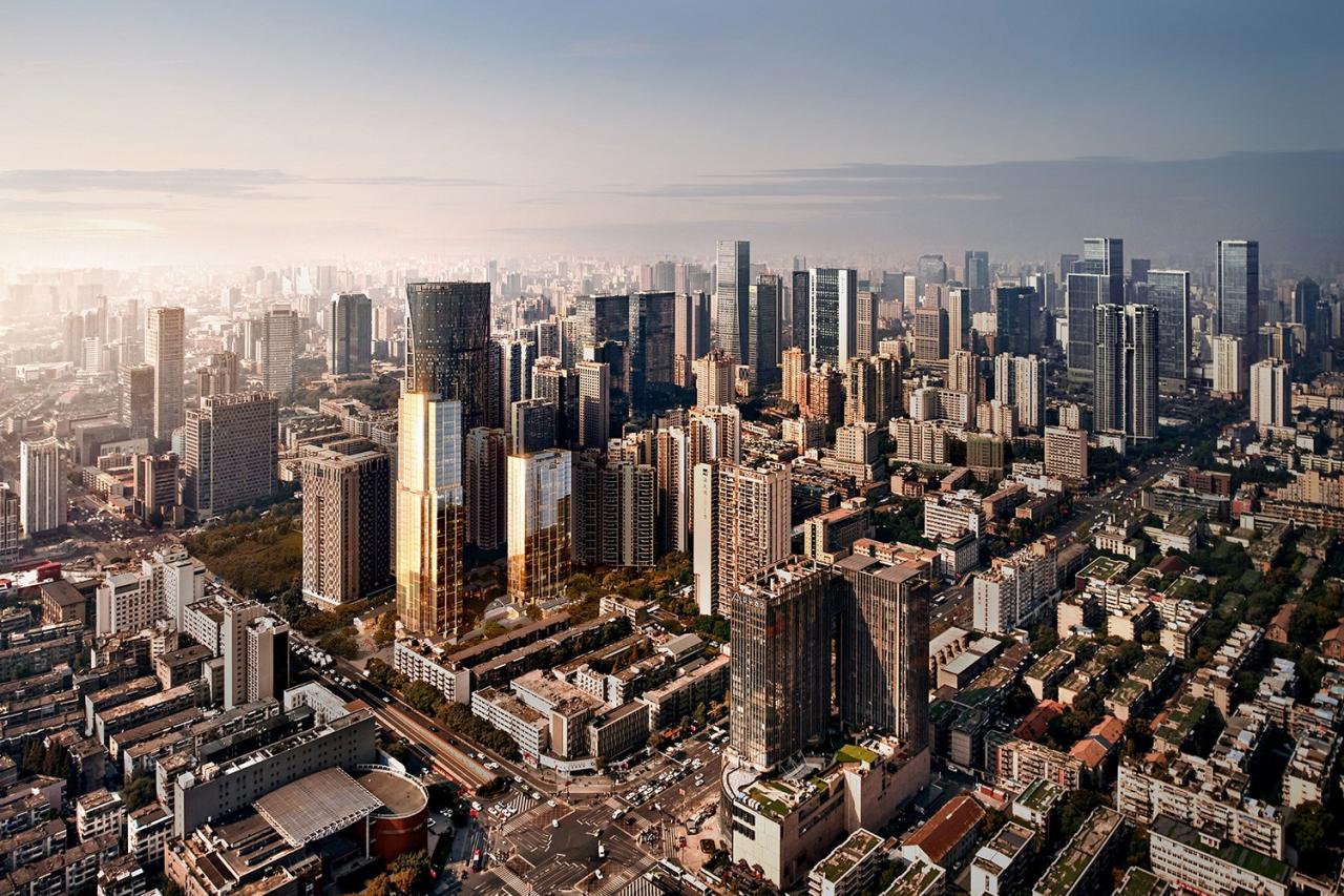 BIM建筑|成都“卓越 • 点将台79号”城市更新综合体 / 孟凡浩-line+建筑事务所