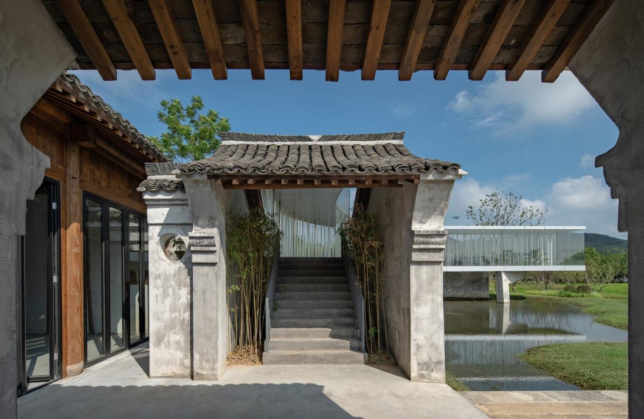 BIM建筑|南北湖湖滨茶室 / 十域建筑