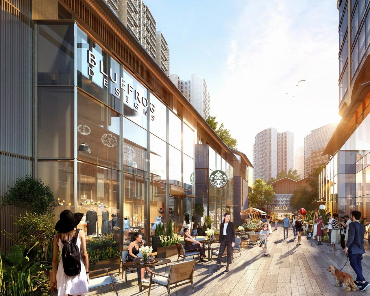 BIM建筑|成都“卓越 • 点将台79号”城市更新综合体 / 孟凡浩-line+建筑事务所