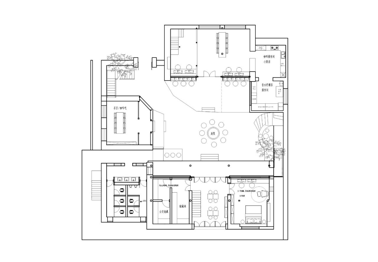 BIM建筑|大理有风小院民宿 / 长空创作