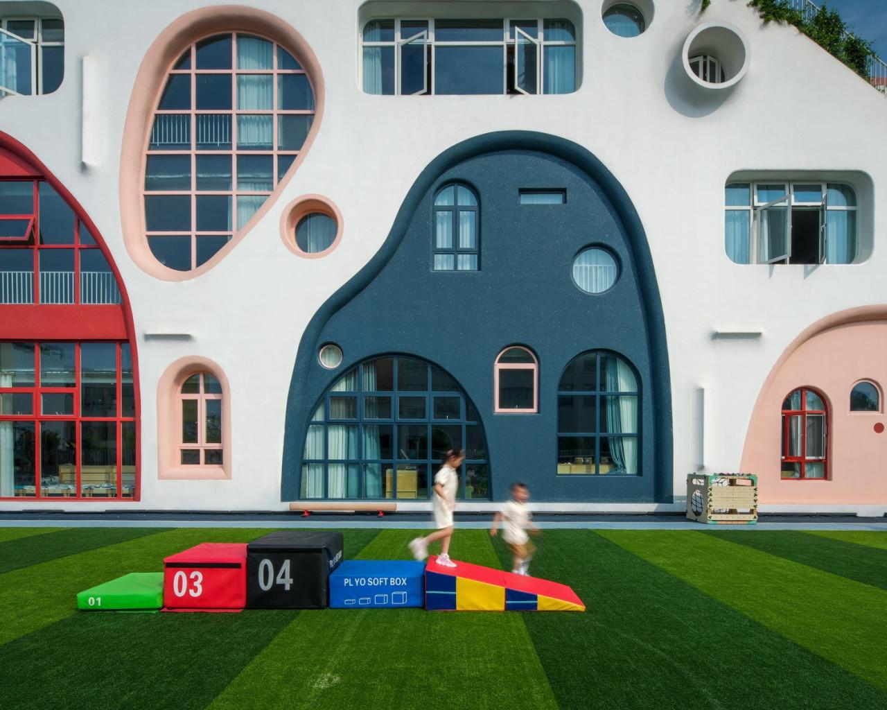 BIM建筑|中国最美幼儿园：大乐之野幼儿园，他们让幼儿园成为了最向往的地方/ 迪卡建筑设计中心