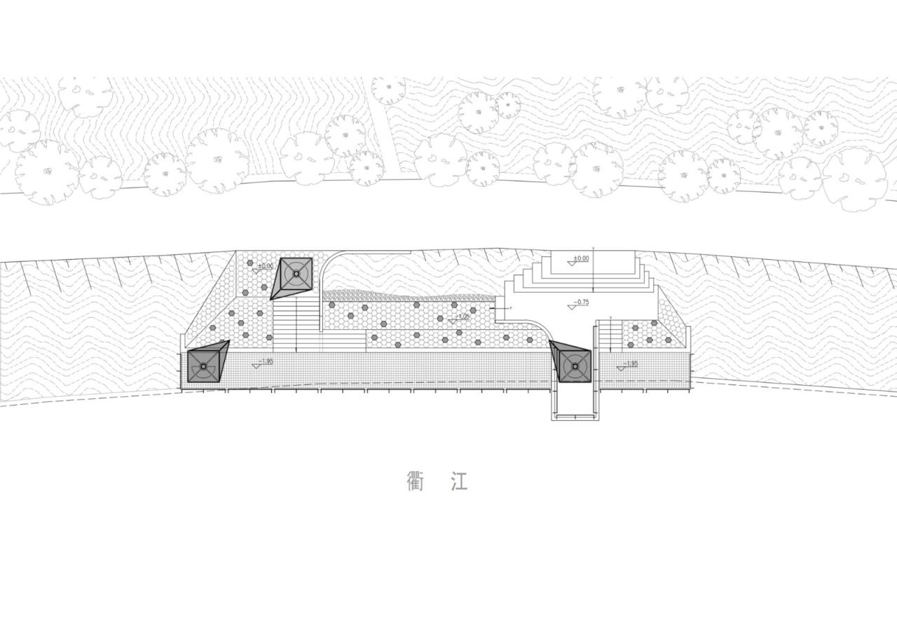BIM建筑|‘起风了’装置，瀫石光河道护岸改造 / 华中科技大学建规学院 + 青·微舍工作室