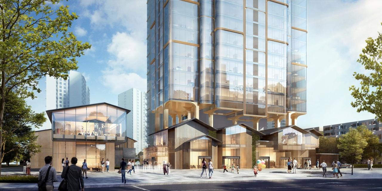 BIM建筑|成都“卓越 • 点将台79号”城市更新综合体 / 孟凡浩-line+建筑事务所