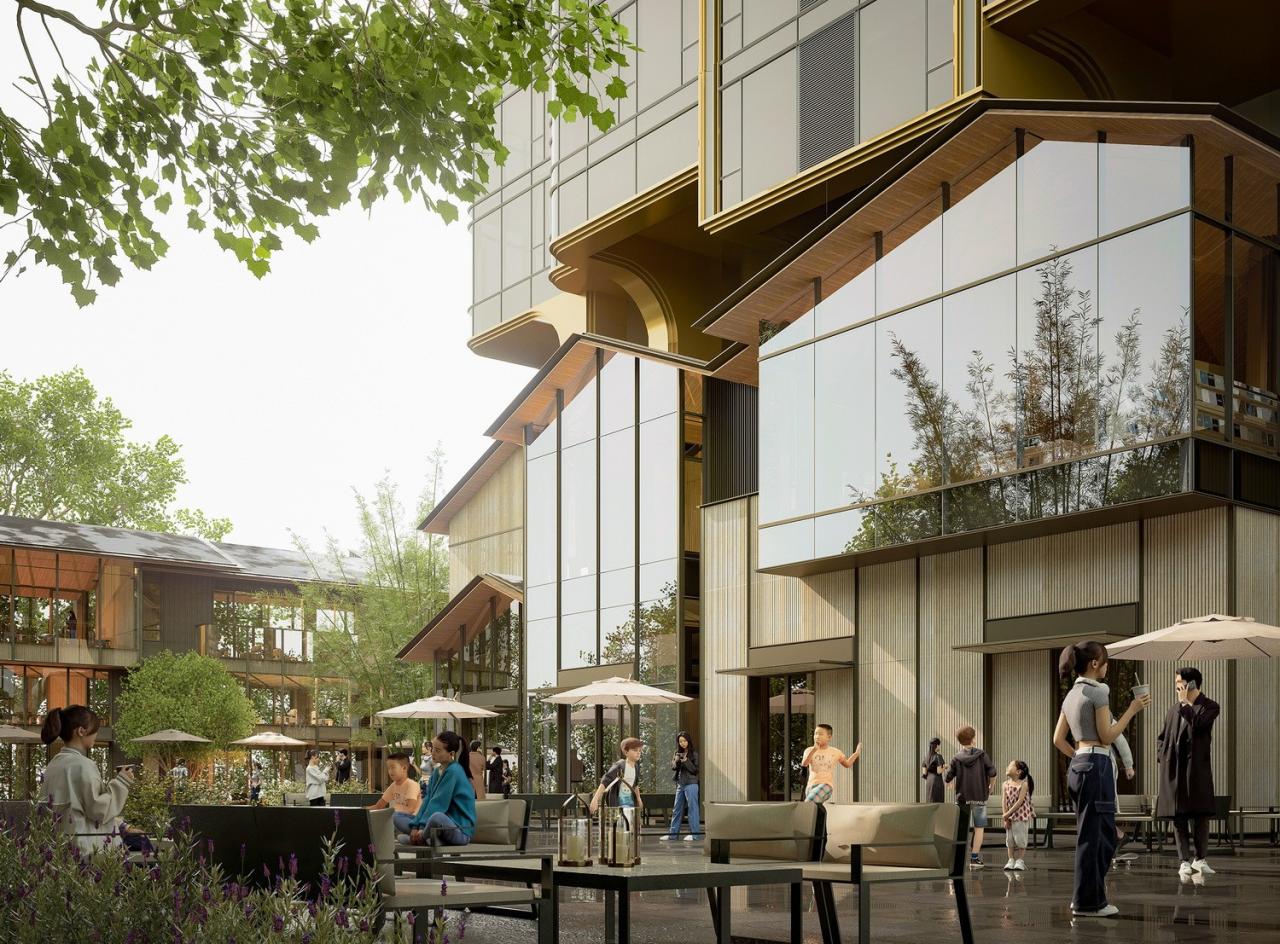 BIM建筑|成都“卓越 • 点将台79号”城市更新综合体 / 孟凡浩-line+建筑事务所