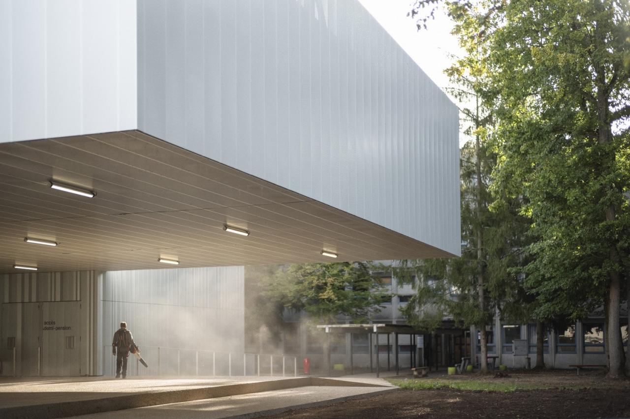 BIM建筑|Joliot-Curie 学校餐饮服务和学校生活中心 / Ateliers O-S architectes