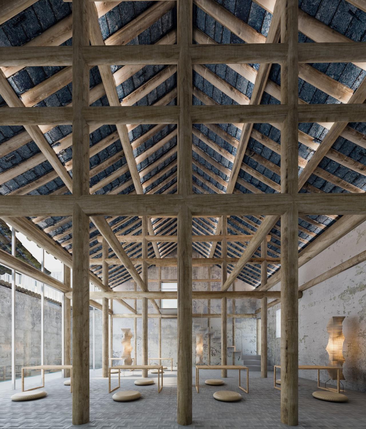 BIM建筑|南北湖湖滨茶室 / 十域建筑