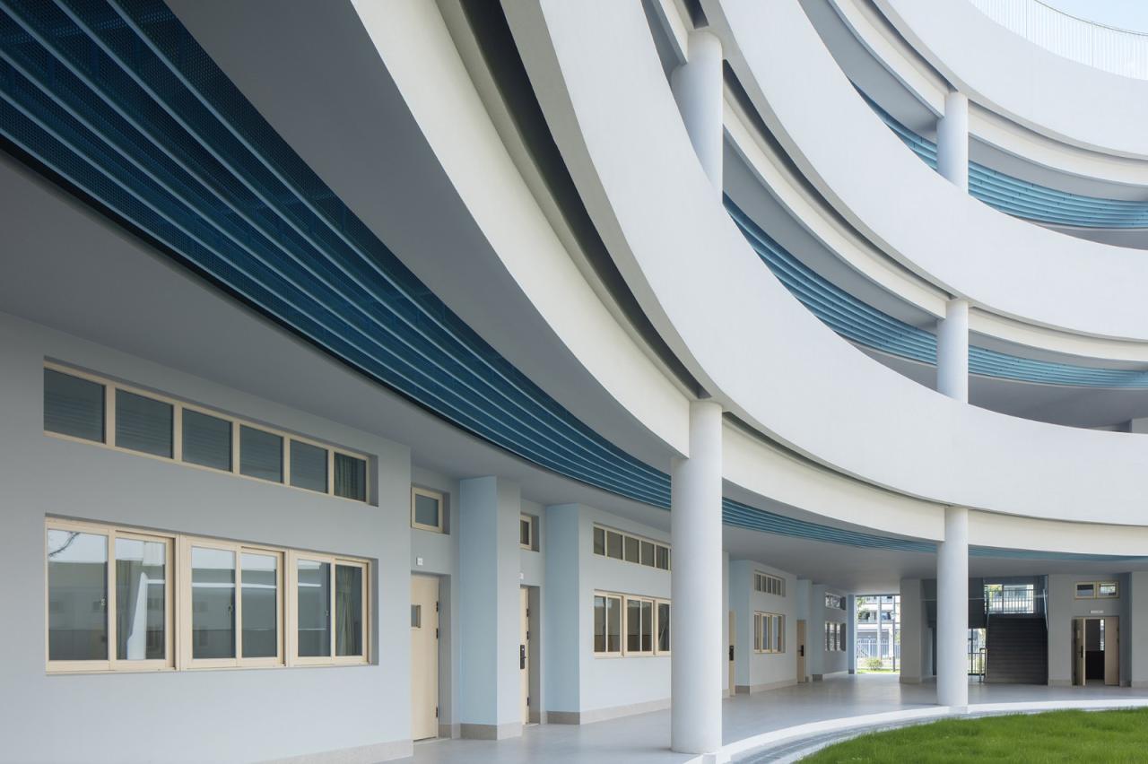 BIM建筑|宁波市古林职业高级中学：少年的无限剧本 / ARCHIS（如是）建筑设计事务所